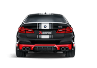 Akrapovic Evolution Line (Titanium) - BMW F90 M5 with Red/White Logo