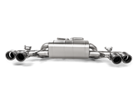 Akrapovic Evolution Line (Titanium) - BMW F90 M5 with Red/White Logo