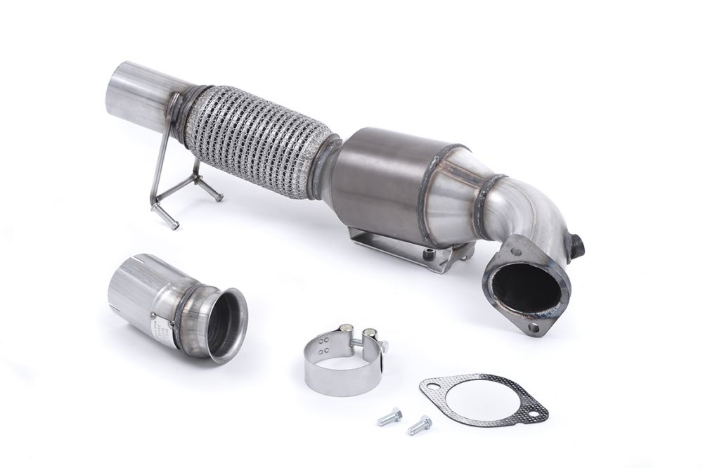 Milltek Sport Large Bore Downpipe w/ Sport Cat (For OE Exhaust) - Ford Focus MK3 RS
