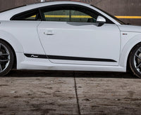 Racingline Door Decals Short - Silver