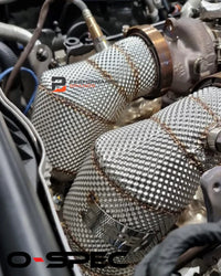 O-SPEC - AMG C63S W205 C205 CATTED DOWNPIPES HEATSHIELDED - C63S