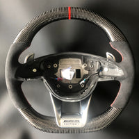 Mercedes C63 AMG - Carbon Fibre Steering Wheel (WIHOUT LED Race Display)